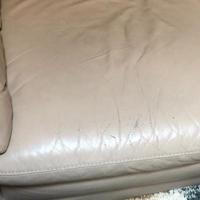 106:  Dania Leather Couch