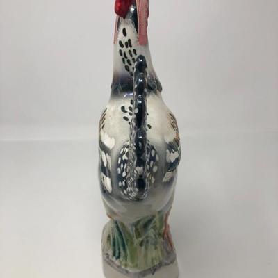 125:   Famous Firsts Rooster Bourbon/Whisky Bottle 