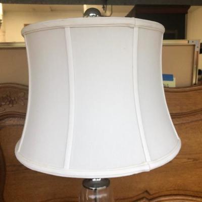 333:  Glass Art Deco Lamp 