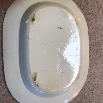 198:  Antique Staffordshire Platters
