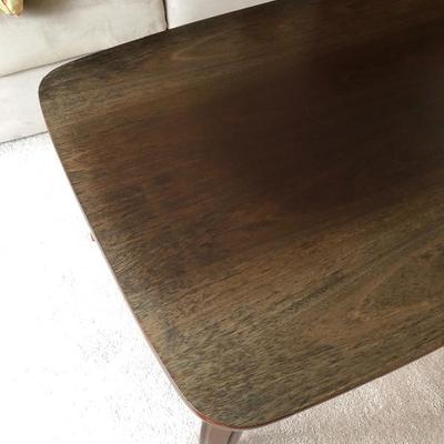 103:  Norwegian Solid Wood Coffee Table and Matching End Table