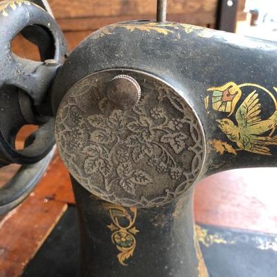 303:  Antique Singer Sewing Machine 
