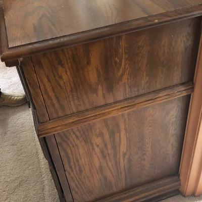 107:  Sumter Colonial Solid Wood Dresser and Hanging Mirror