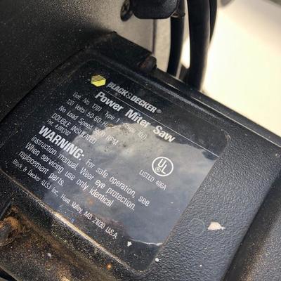 174:  Black and Decker Mitre Saw
