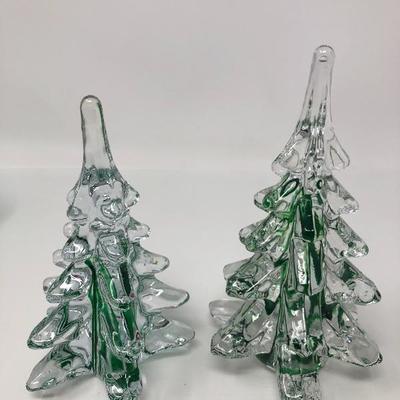 134:  Signed Handpainted Ceramic Deer and Christmas Collectibles
