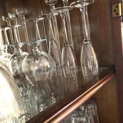 120:   Glass Goblets and Other Nice Glass Pieces