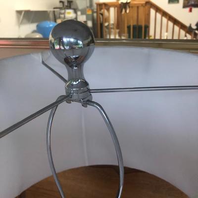 333:  Glass Art Deco Lamp 
