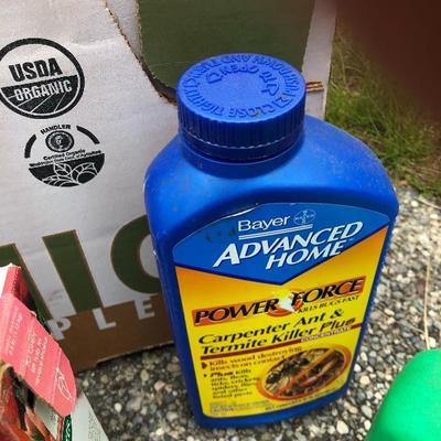 228:  Garden Wheelbarrow, Garden Tools and Chemicals