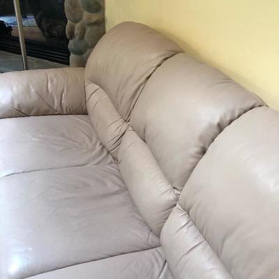 106:  Dania Leather Couch