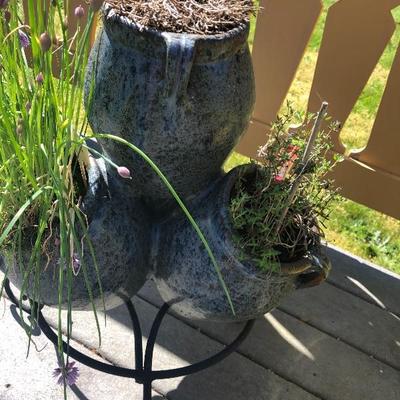 154:  Festive Planters and Owl 
