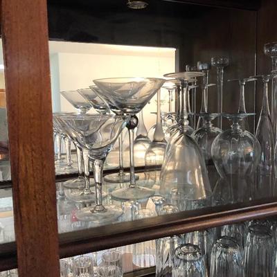 120:   Glass Goblets and Other Nice Glass Pieces