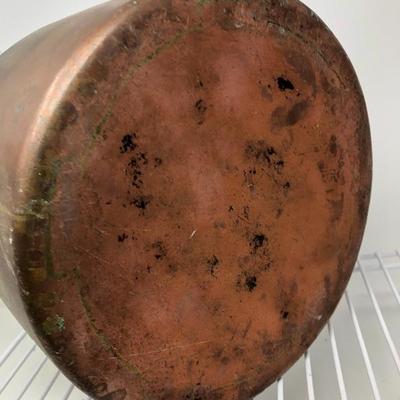230:  Solid English Copper Pot with Solid Copper Tea Kettle