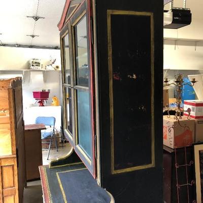 307:  Antique Frederick and Nelson China Display Cabinet