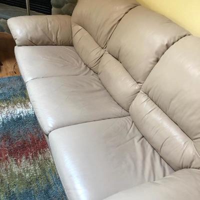 106:  Dania Leather Couch
