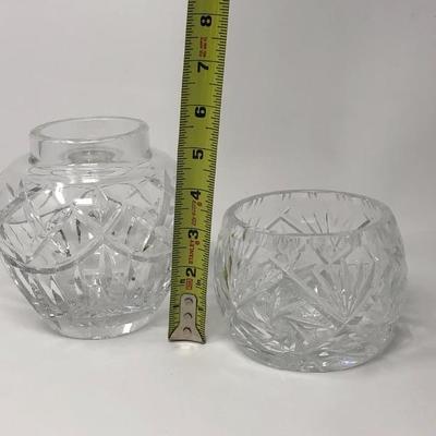 133:    Beautiful Serving Glass with Dessert Servers