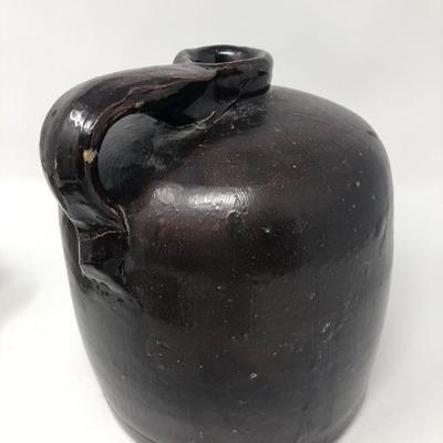 129: Antique Beehive Stoneware Jug and Other Unique Collectibles