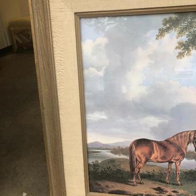 325:  Vintage Horse Print 