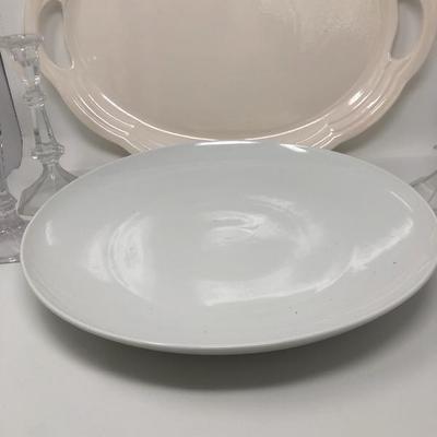 207:  Soup Bowl With Ladle, Candlesticks, Serving Tray and More