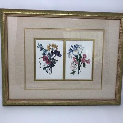 196:  Candlesticks and Framed Art