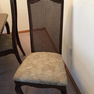 100:  Sears Vintage Dining Table With Six Chairs