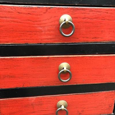 304: Oriental Style Wood Table/Buffet