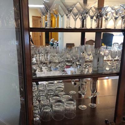 120:   Glass Goblets and Other Nice Glass Pieces