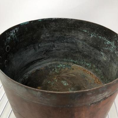 230:  Solid English Copper Pot with Solid Copper Tea Kettle
