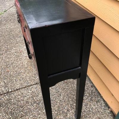 304: Oriental Style Wood Table/Buffet