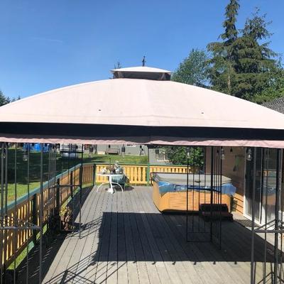 151:  Outdoor Gazebo with Lights