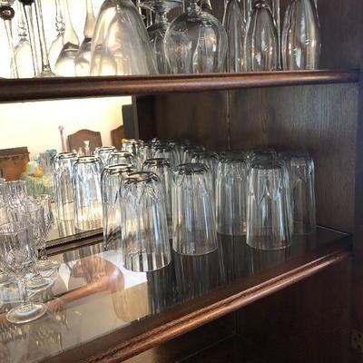 120:   Glass Goblets and Other Nice Glass Pieces