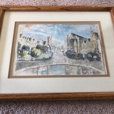184:  Adrian Rovatkay Original Watercolor Painting