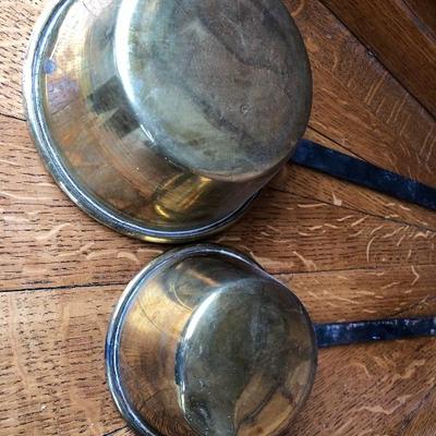317:  Brass Fireplace Utensils