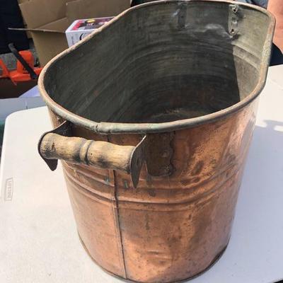178:  Vintage Copper Tub 