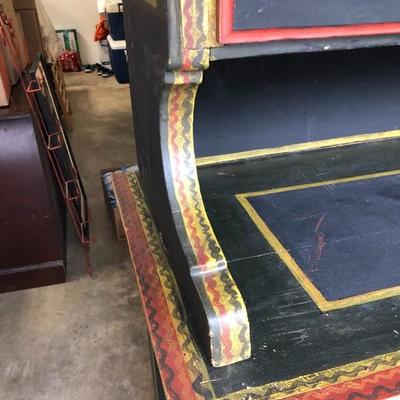 307:  Antique Frederick and Nelson China Display Cabinet