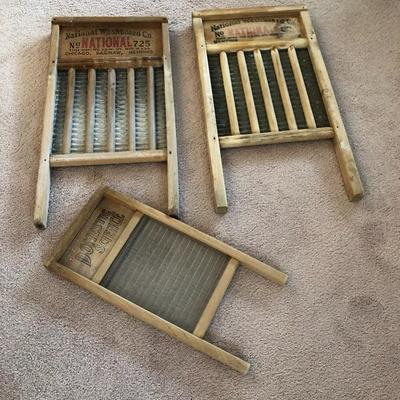 113:  Antique Washboards 