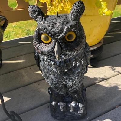 154:  Festive Planters and Owl 