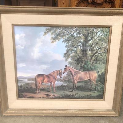 325:  Vintage Horse Print 