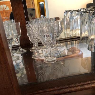 120:   Glass Goblets and Other Nice Glass Pieces
