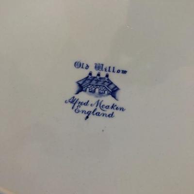 198:  Antique Staffordshire Platters
