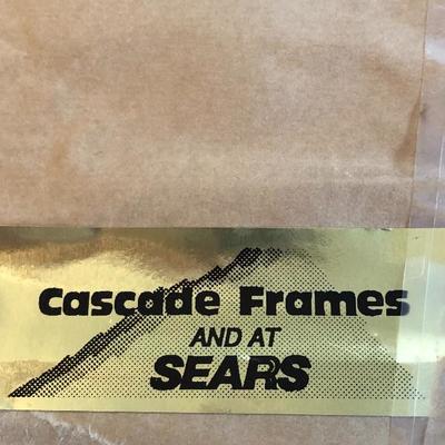117:  French Framed Needlepoint Art
