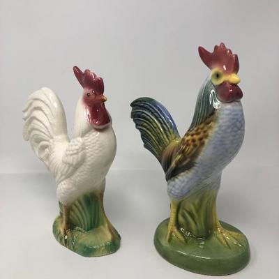 143:  Vintage Ceramic Chickens  