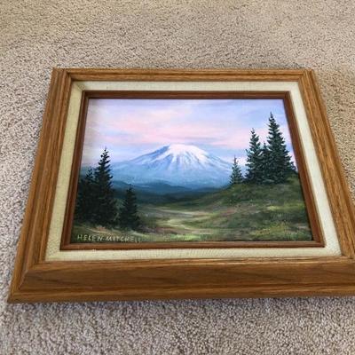 182:  Helen Mitchell Original Painting of Mt. Ranier