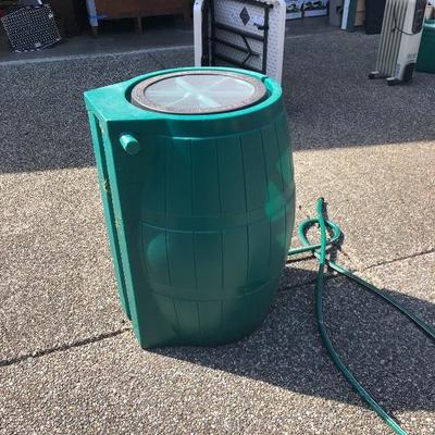 164:  Rain Barrel with Hose Attachment
