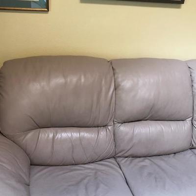 106:  Dania Leather Couch