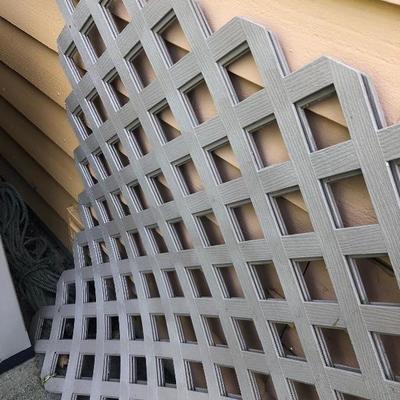 161:  Four 4x8 Resin Lattice and 20 foot Werner  Aluminum Ladder