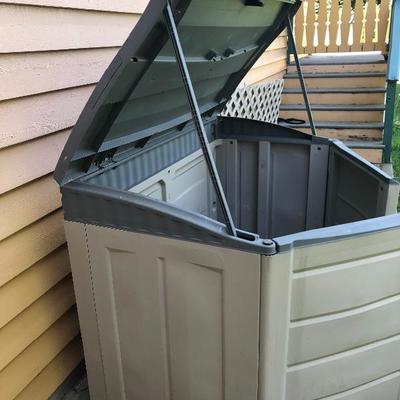 160:  Outdoor Resin Mini Side Shed 