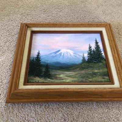 182:  Helen Mitchell Original Painting of Mt. Ranier