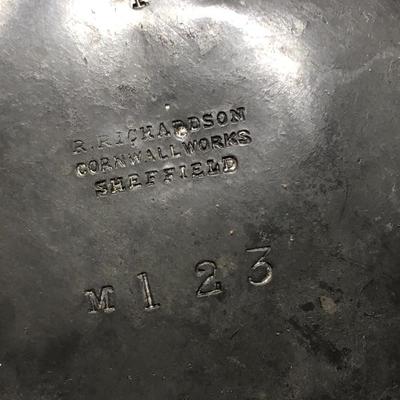 139:  Rare Stavangerflint Plate, Pewter Antique Kettle and China