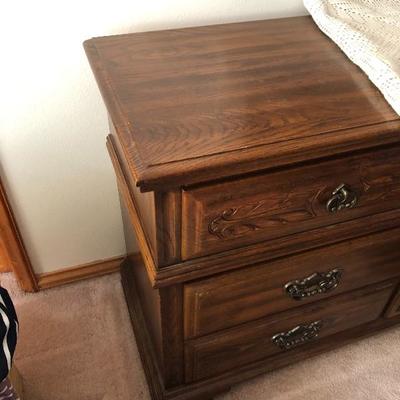 107:  Sumter Colonial Solid Wood Dresser and Hanging Mirror