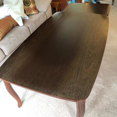 103:  Norwegian Solid Wood Coffee Table and Matching End Table